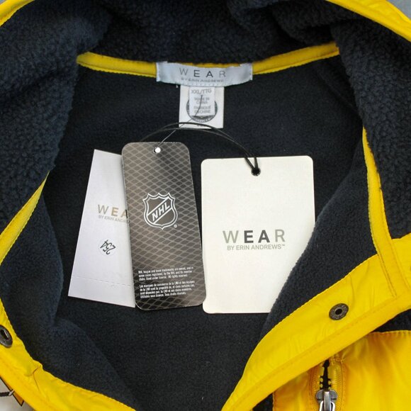 Pittsburgh Penguins Black Polar Fleece Full-Snap Jacket Women's Size XXL - Picture 7 of 9